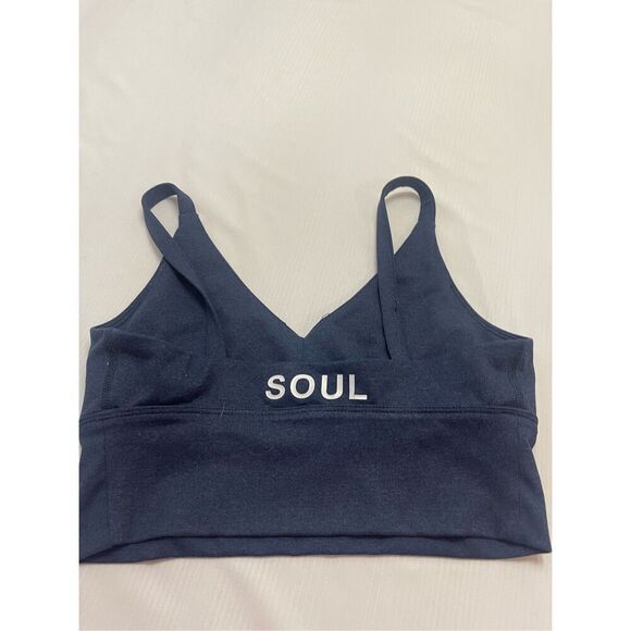 Soul Cycle Blue Sports Bra Size Small - Picture 5 of 6